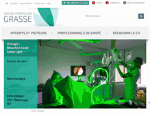 Tablet Screenshot of ch-grasse.fr